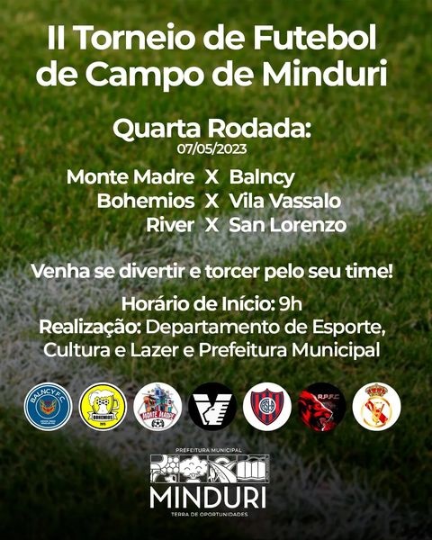 II Torneio Municipal de Futebol de Campo de Minduri