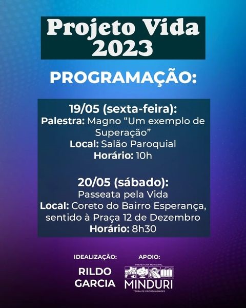 PROJETO VIDA 2023!