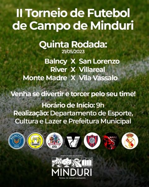 II Torneio Municipal de Futebol de Campo de Minduri