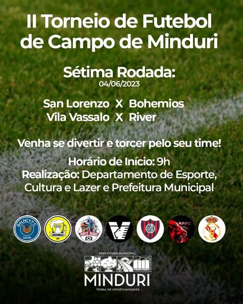 II Torneio Municipal de Futebol de Campo de Minduri