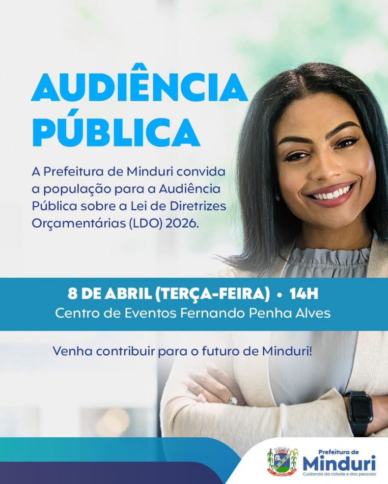 Sua participação é essencial para ajudarmos a definir as prioridades do município. Esperamos por você, e por suas sugestões para a cidade avançar ainda mais. Participe!
