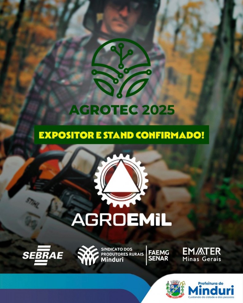 Agroemil confirmado na Agrotec 2025.