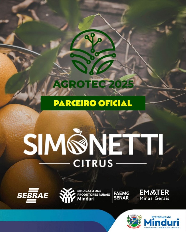 Simonetti confirmado na Agrotec 2025.