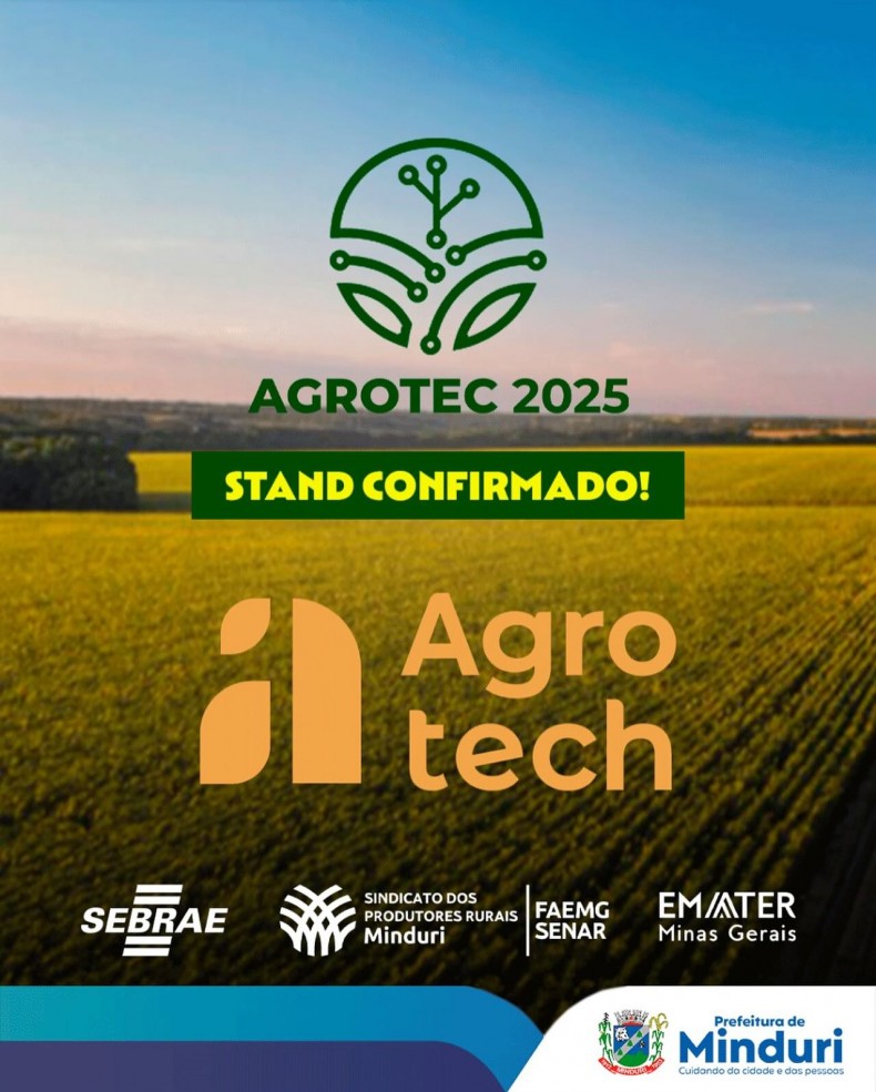 AgroTech confirmada na AgroTec 2025.