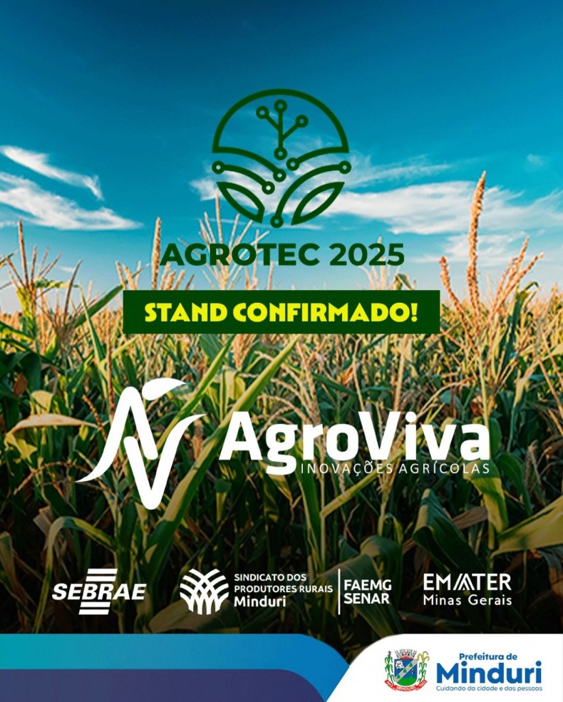 AgroViva está confirmada na Agrotec 2025.