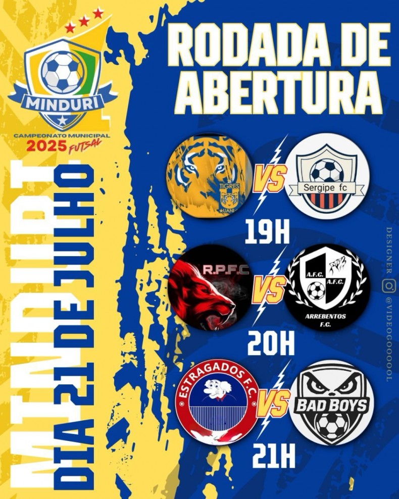 🏆⚽ Campeonato Municipal de Futsal 2025 – MINDURI