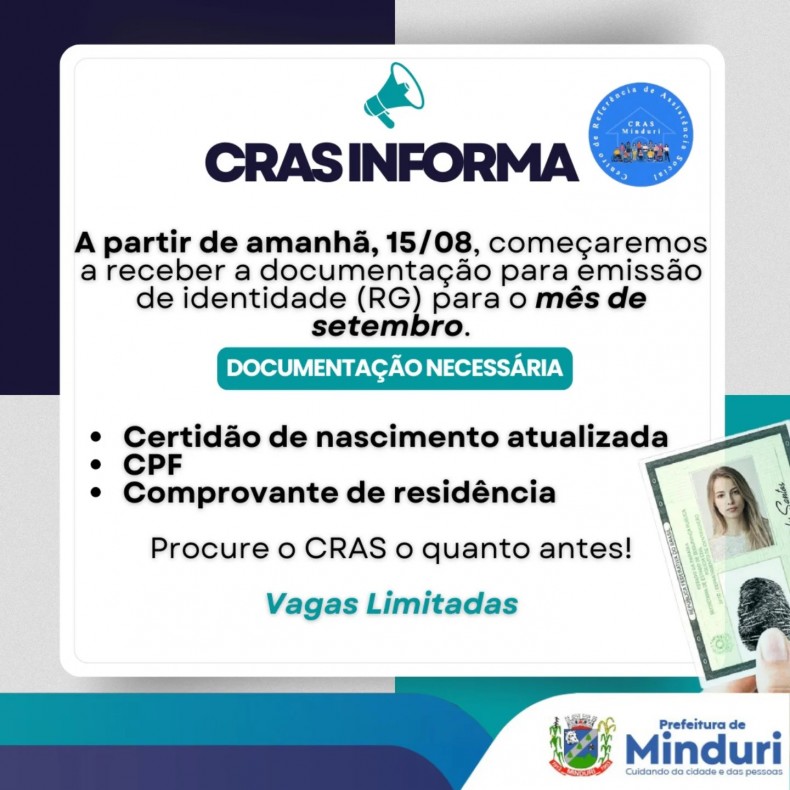 📢 CRAS INFORMA
