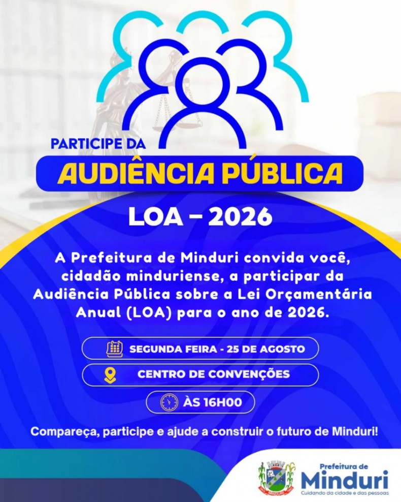 📢 Audiência Pública da LOA 2026 📢